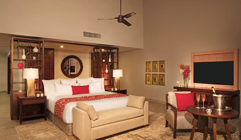 Dreams Dominicus La Romana-Preferred Club Master Suite Swim Up bedroom_13015